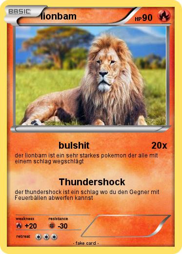 Pokemon lionbam