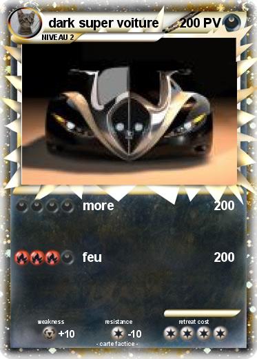 Pokemon dark super voiture