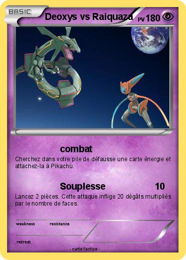 Pokemon Deoxys vs Raiquaza
