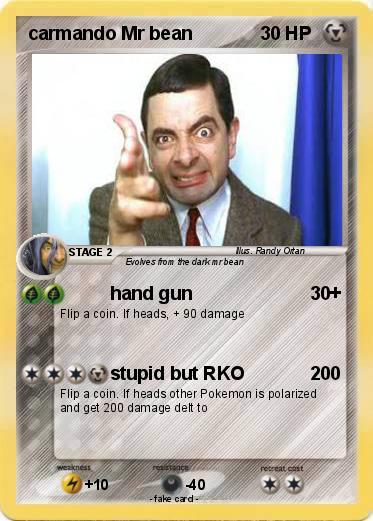 Pokemon carmando Mr bean