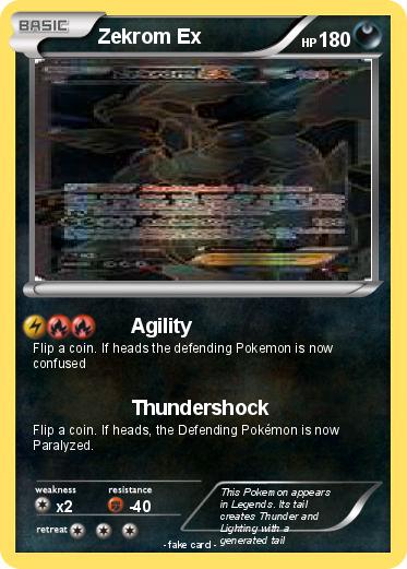 Pokemon Zekrom Ex
