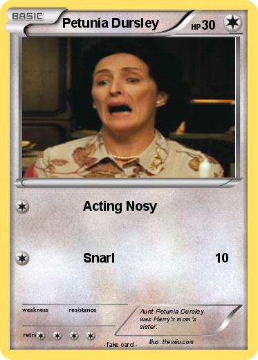 Pokemon Petunia Dursley