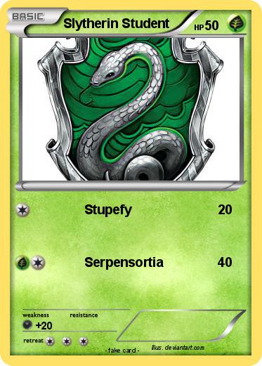 Pokemon Slytherin Student