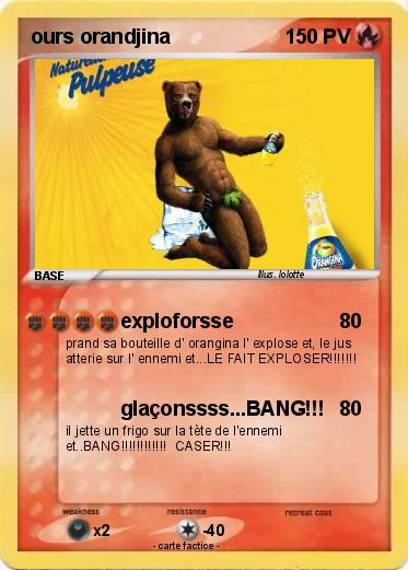 Pokemon ours orandjina