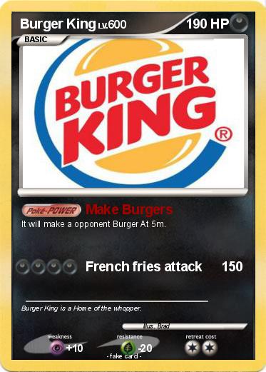 Pokemon Burger King