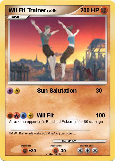 Pokemon Wii Fit Trainer