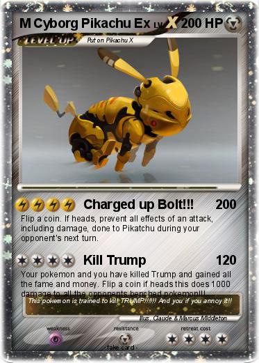 Pokemon M Cyborg Pikachu Ex