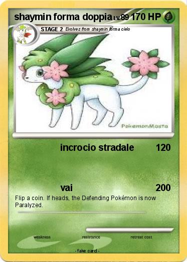 Pokemon shaymin forma doppia