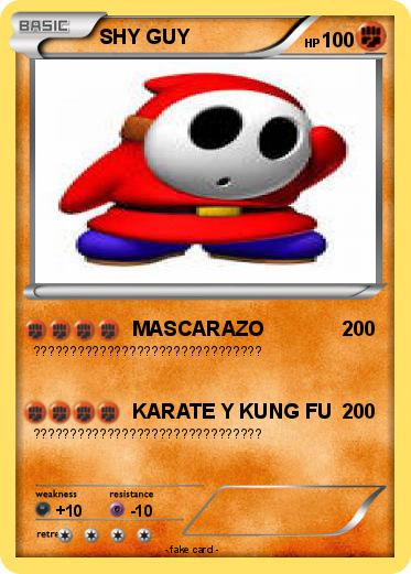 Pokemon SHY GUY
