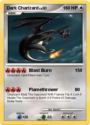 Pokemon Dark Charizard