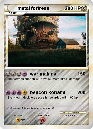 Pokemon metal fortress
