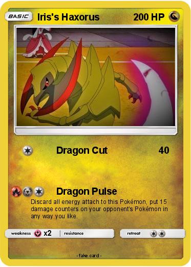 Pokemon Iris's Haxorus