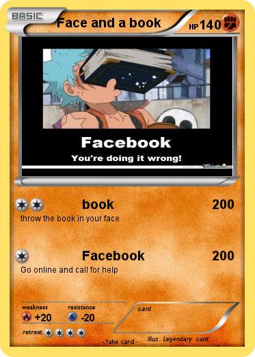 Pokemon Face and a book