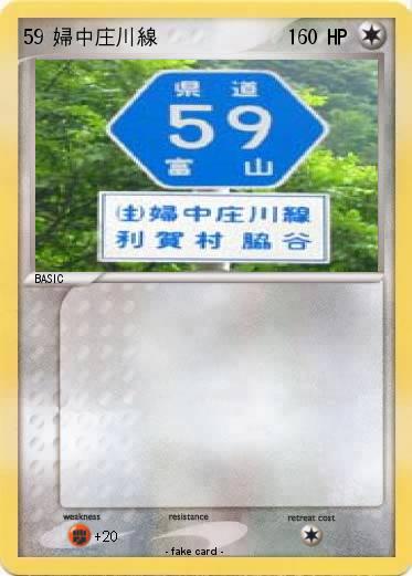 Pokemon 59 婦中庄川線
