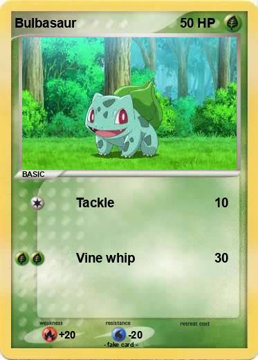 Pokemon Bulbasaur