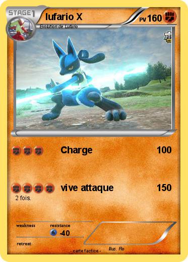 Pokemon lufario X