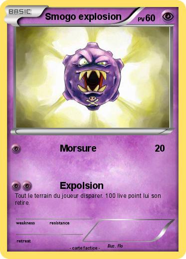 Pokemon Smogo explosion