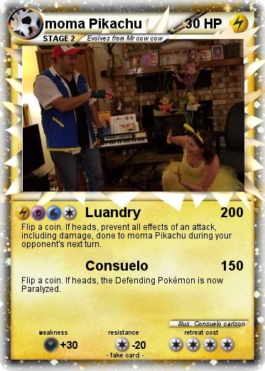 Pokemon moma Pikachu