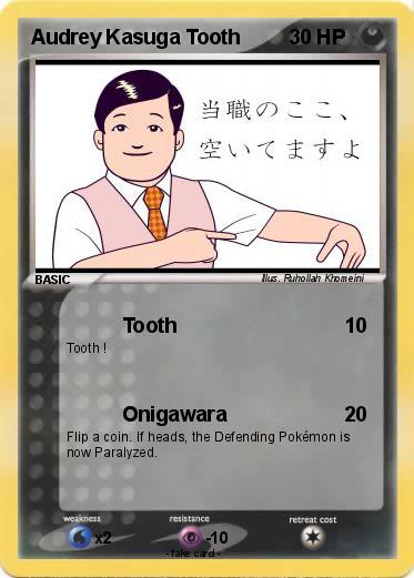 Pokemon Audrey Kasuga Tooth