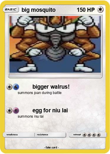 Pokemon big mosquito