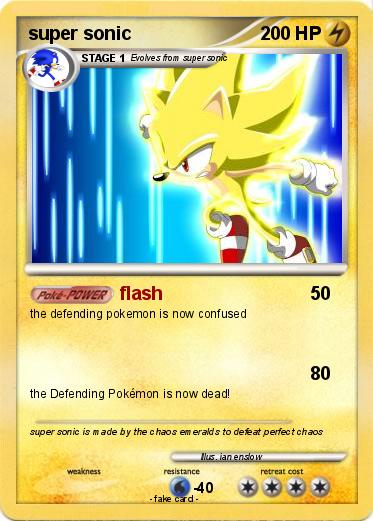 Pokemon super sonic