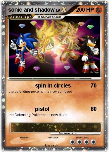 Pokemon sonic and shadow