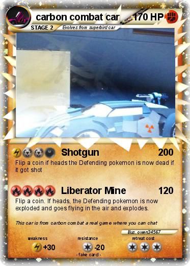 Pokemon carbon combat car