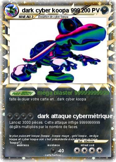 Pokemon dark cyber koopa 999