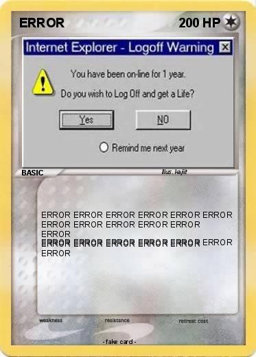 Pokemon ERROR