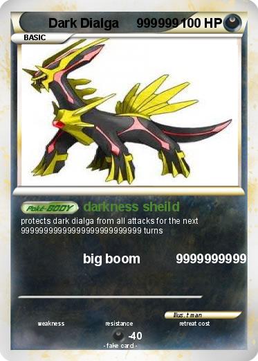 Pokemon Dark Dialga     999999