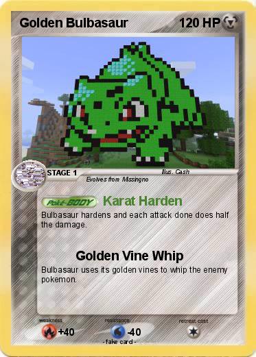 Pokemon Golden Bulbasaur