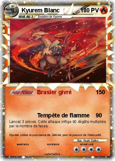 Pokemon Kyurem Blanc