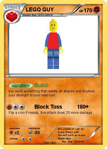 Pokemon LEGO GUY