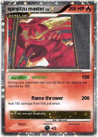 Pokemon spinjitzu master