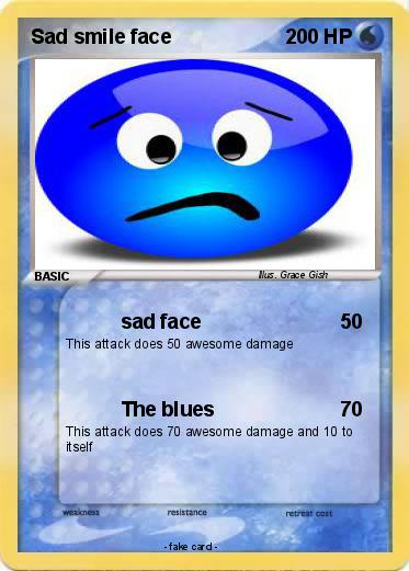 Pokemon Sad smile face