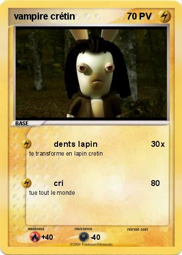 Pokemon vampire crétin