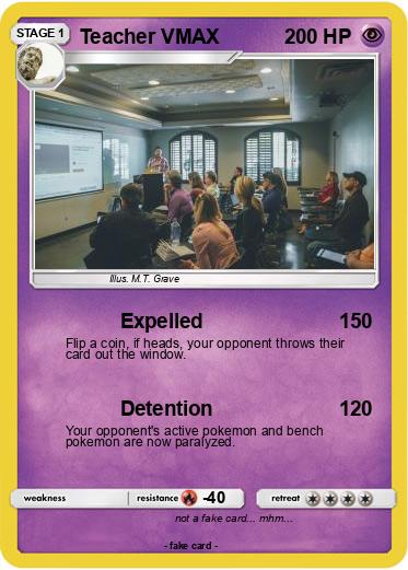 Pokemon Teacher VMAX