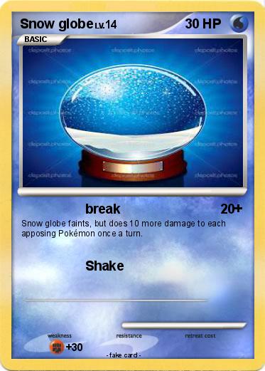 Pokemon Snow globe