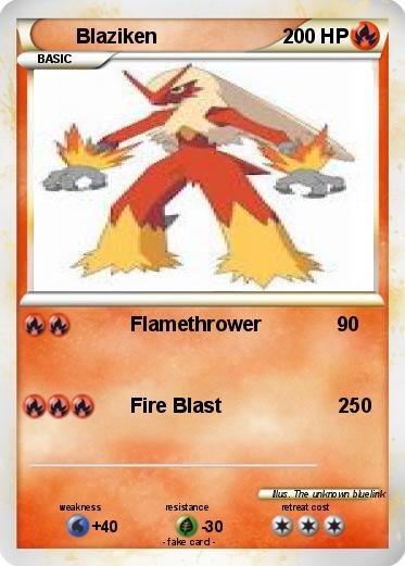 Pokemon Blaziken