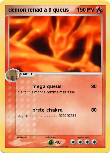 Pokemon demon renad a 9 queus