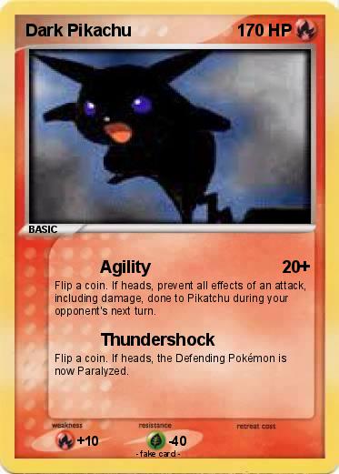 Pokemon Dark Pikachu