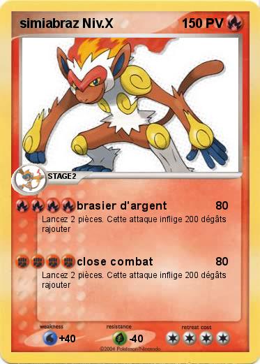 Pokemon simiabraz Niv.X