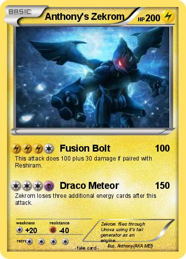 Pokemon Anthony's Zekrom