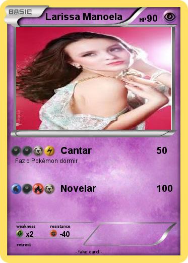 Pokemon Larissa Manoela