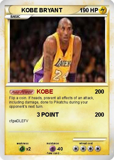 Pokemon KOBE BRYANT