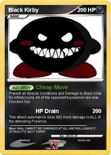 Pokemon Black Kirby