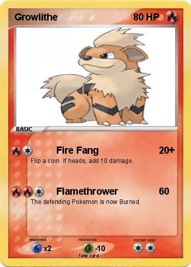 Pokemon Growlithe