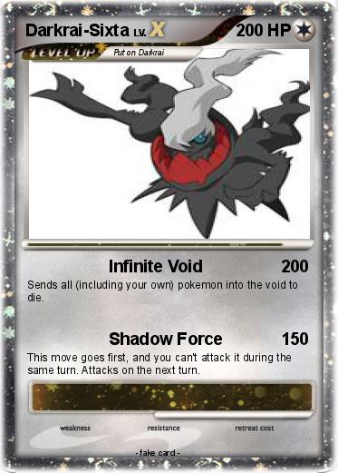 Pokemon Darkrai-Sixta