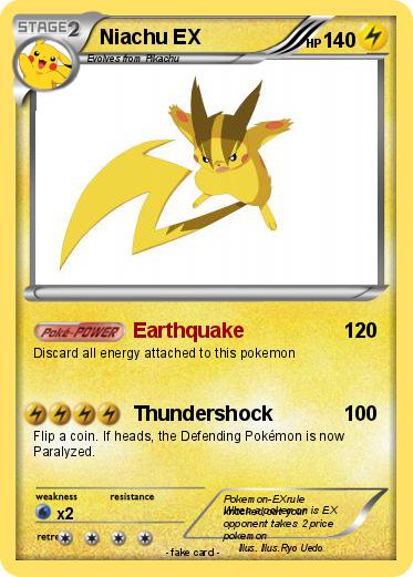 Pokemon Niachu EX