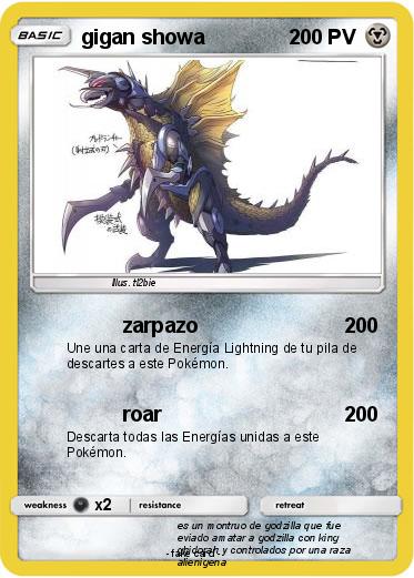 Pokemon gigan showa